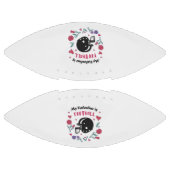 Ballon De Foot Mon Valentin est Football Invitation Carte postale (Panneaux)