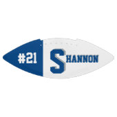 Ballon De Foot Monogramme bleu et gris (Panneau)