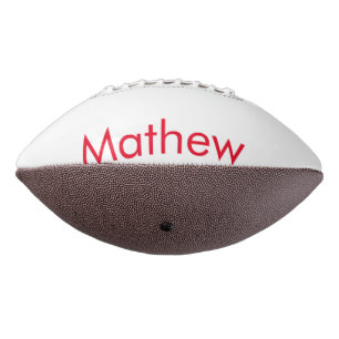 Ballon De Foot monogramme de lettre initiale simple ajoutez votre