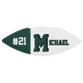 Ballon De Foot Monogramme vert et blanc (Panneau)
