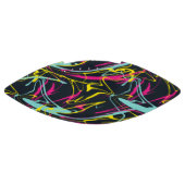 Ballon De Foot Motif couleur Abstrait Memphis Lines (Panneau)