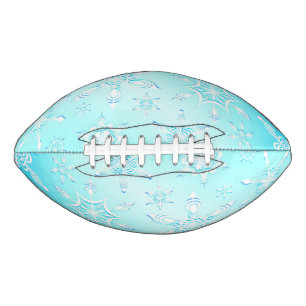 Ballon De Foot Motif Crystal Snowflakes