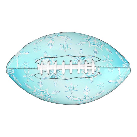 Ballon De Foot Motif Crystal Snowflakes (Devant)