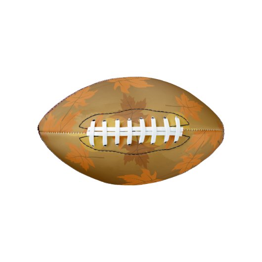 Ballon De Foot Motif d'automne avec feuilles d'érable en chute et (Devant)