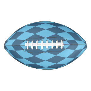 Ballon De Foot Motif de drapeau rhombique de Bavière bleue