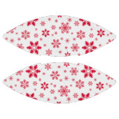 Ballon De Foot Motif de flocon de neige, Flammes de neige rouges, (Panneaux)