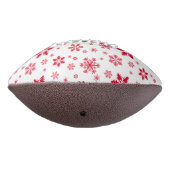 Ballon De Foot Motif de flocon de neige, Flammes de neige rouges, (Tourné à 270°)