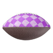 Ballon De Foot Motif de surface composée violette et blanche (Tourné à 90°)