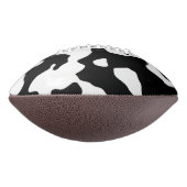Ballon De Foot Motif de vache noir et blanc (Tourné à 90°)