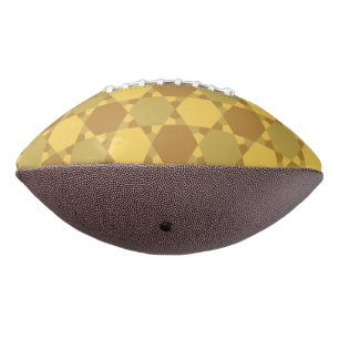 Ballon De Foot Motif d'illusion optique étoile Brown de sable