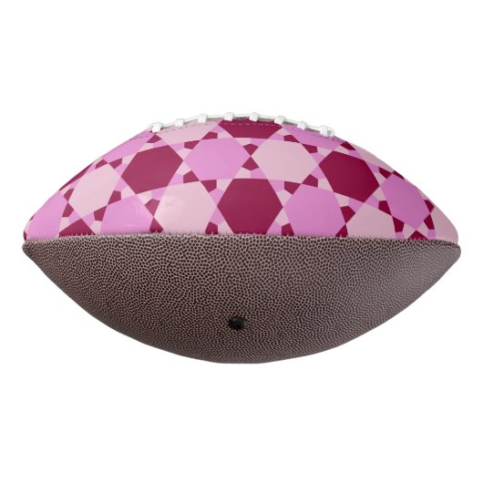 Ballon De Foot Motif d'illusion optique Girly Pink (Tourné à 270°)