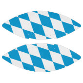 Ballon De Foot Motif Drapeau Diamant Bavière bleu et blanc (Panneaux)