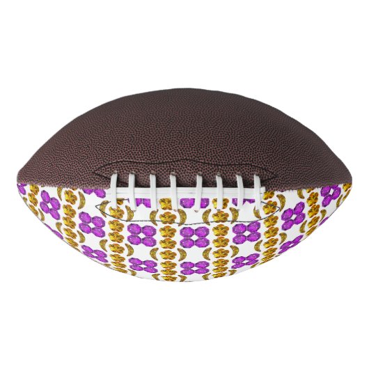 Ballon De Foot Motif jaune pourpre (Devant)