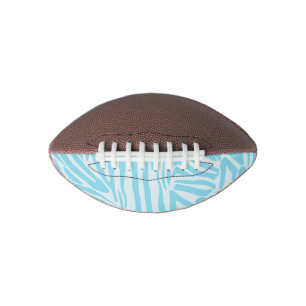 Ballon De Foot Motif Zèbre Bleu