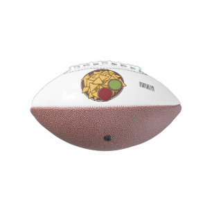 Ballon De Foot Nachos cartoon illustration