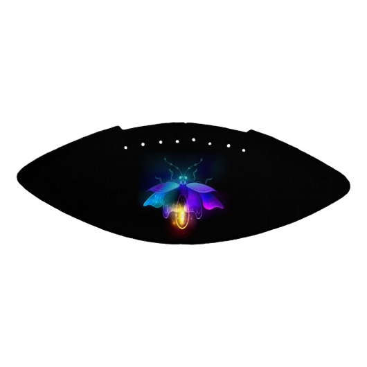 Ballon De Foot Neon Firefly sur noir (Panneau)