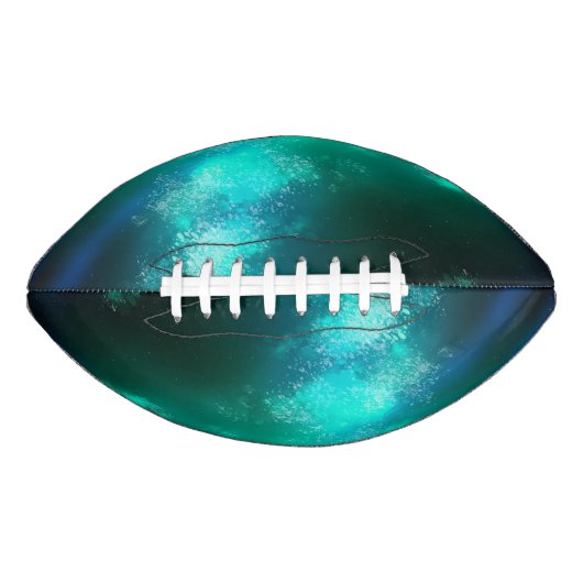 Ballon De Foot Night Sky Emerald Football américain (Devant)