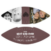 Ballon De Foot Noël Meilleur papa Ever 2 Photo Collage Unique Amu (Panneaux)