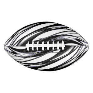 Ballon De Foot Noir et blanc moderne
