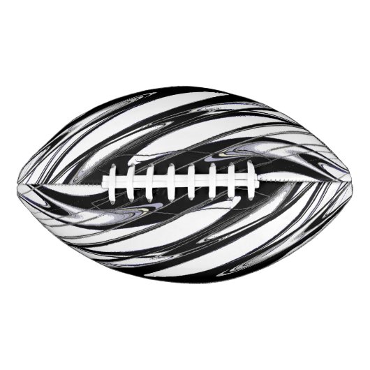 Ballon De Foot Noir et blanc moderne (Devant)