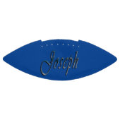 Ballon De Foot Nom de Joseph de conception bleue, football (Panneau)