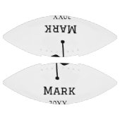 Ballon De Foot nom de l'équipe ajouter nom du joueur date drapeau (Panneaux)