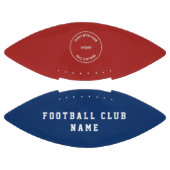 Ballon De Foot Nom du club Logo Rouge Bleu (Panneaux)