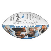 Ballon De Foot Notre 1ère Fête des pères Ensemble ! Collage de ph (Devant)