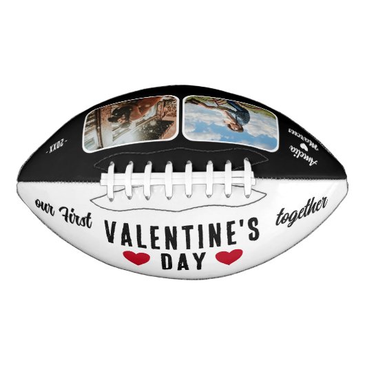 Ballon De Foot Notre première Saint Valentin Ensemble 2 Photos (Devant)