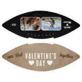 Ballon De Foot Notre première Saint Valentin Ensemble 2 Photos (Panneaux)