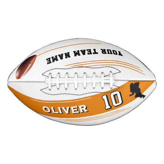 Ballon De Foot Numéro d'équipe du joueur moderne Silhouette (Devant)