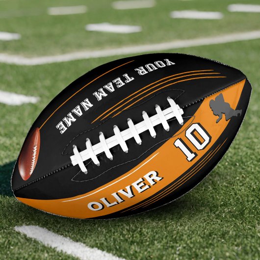 Ballon De Foot Numéro d'équipe du joueur moderne Silhouette