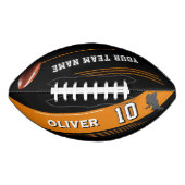 Ballon De Foot Numéro d'équipe du joueur moderne Silhouette (Devant)