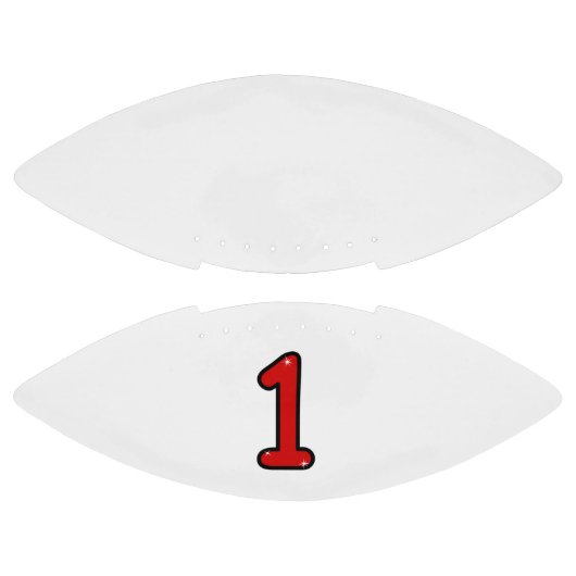 Ballon De Foot Numéros 1, un, 1 an, numéro 1, numéro un (Panneaux)