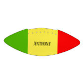 Ballon De Foot Or rouge et vert personnalisé (Panneau)