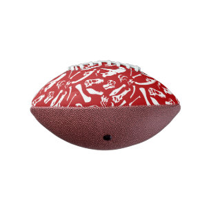 Ballon De Foot Os dinosaures (rouge)