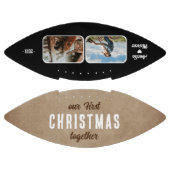 Ballon De Foot Our First Christmas Together 2 Photos  (Panneaux)