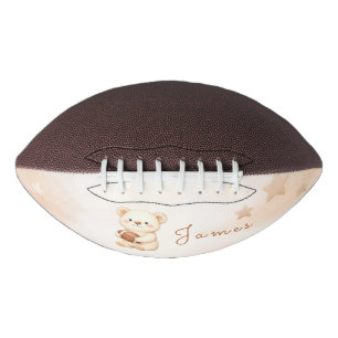 Ballon De Foot Ourson de football à l'aquarelle Baby Shower