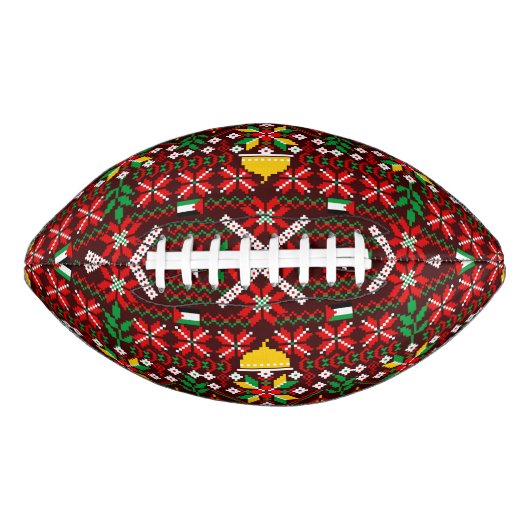Ballon De Foot Palestine Tatreez Broderie traditionnelle (Devant)