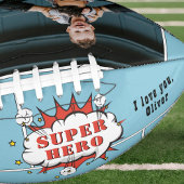 Ballon De Foot Papa Superhero Comic Speech Bubble Photo