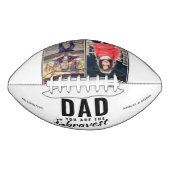 Ballon De Foot Papa tu es le Père le plus courageux Jour 2 Photo (Devant)