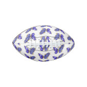 Ballon De Foot Papillon saphir à fleurs (Devant)