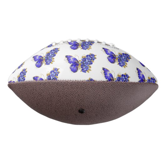 Ballon De Foot Papillon Saphir Fleur (Tourné à 270°)