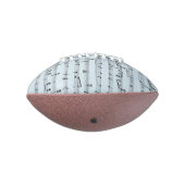 Ballon De Foot Partition musicale bleue (Tourné à 270°)