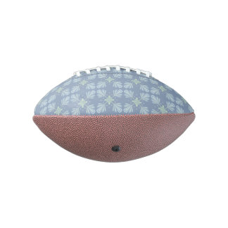 Ballon De Foot Pastel blue floral abstract repeat