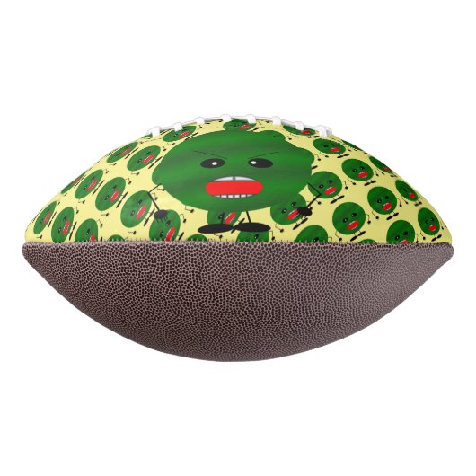 Ballon De Foot Pastèque fâchée (Tourné à 90°)