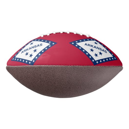 Ballon De Foot Patriotic american football with flag of Arkansas (Tourné à 270°)