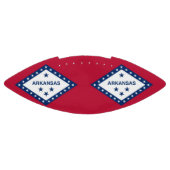 Ballon De Foot Patriotic american football with flag of Arkansas (Panneau)