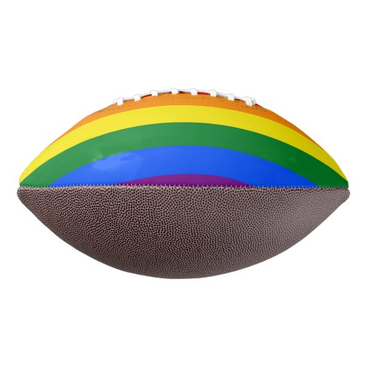 Ballon De Foot Patriotic american football with Pride LGBT (Tourné à 270°)
