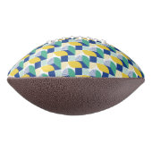 Ballon De Foot Patters bleus (Tourné à 270°)